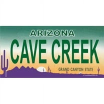212 Main LPO752 Arizona Cave Creek Photo License Plate