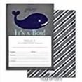 thumbnail image 4 of Nautical Fill in Whale Boy Baby Shower Invitations, 4 of 4