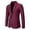 Wine, variant on Pisexur Suit Jacket for Men Fashion Formal Solid Color Suit Jacket Casual Turndown Collar One Button Blazer Slim Lightweight Long Sleeve Business Prom Coat Men's Sport Coats & Blazers