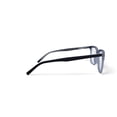 thumbnail image 4 of Bio Eyes Men's Cullen Square Prescription Eyeglasses with Case, Black Crystal, 4 of 6