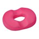 thumbnail image 1 of Inteprter Almohada de donut antideslizante de poliéster para alivio de hemorroides y cojín de asiento cómodo memoria de coxis Decoración del hogar Rosa roja, 1 of 6