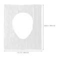 thumbnail image 2 of ROSENICE Portable Toilet Liners 50Pcs For In Airplane And Hotel, 2 of 8
