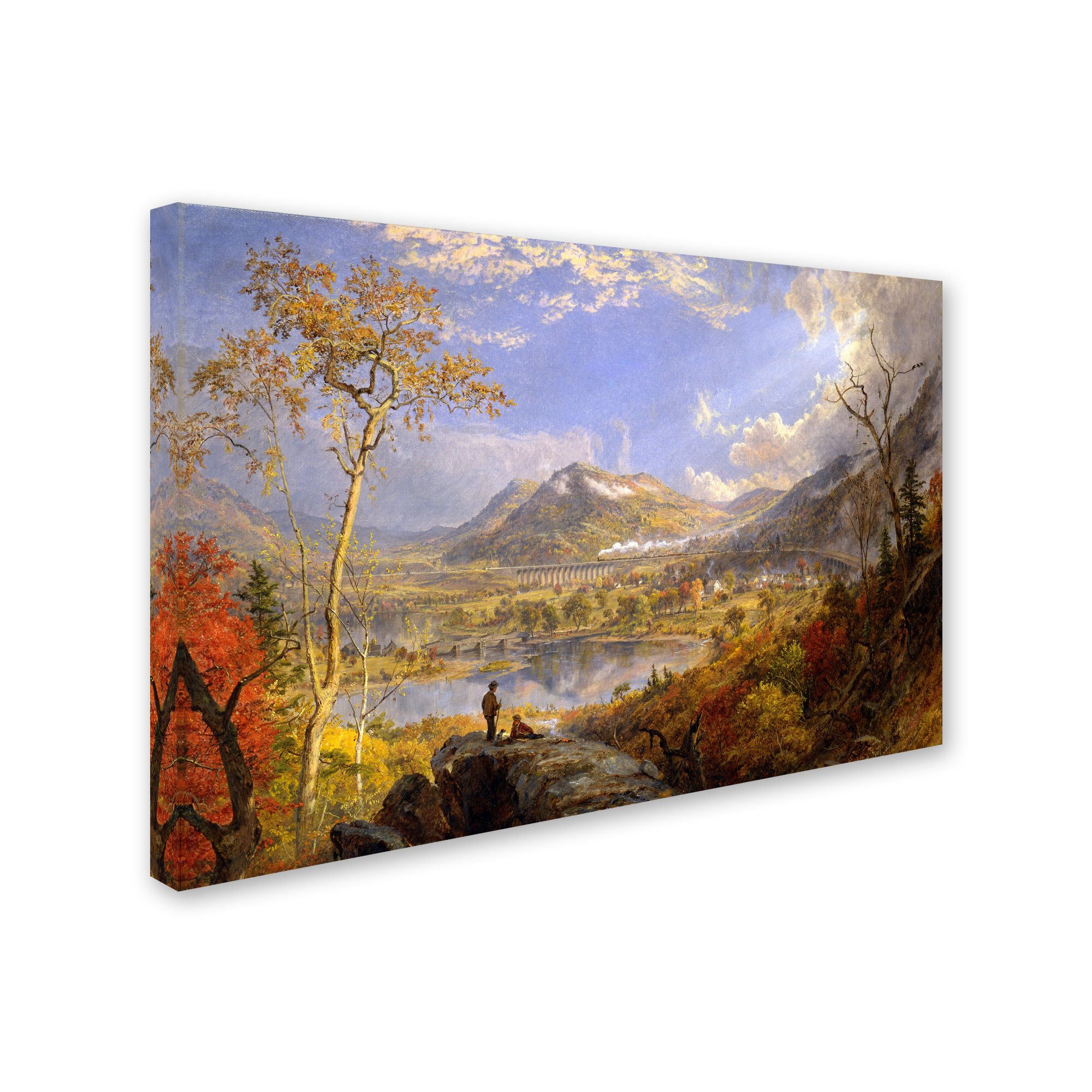 Trademark Fine Art 'Starrucca Viaduct Pennsylvania' Canvas Art by Cropsey