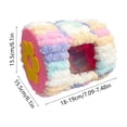 thumbnail image 3 of Parrot Hammock Bed Warm Plush Hanging Nest for Small Birds, Winter Cotton Snuggle Hut for Cage Cockatiels Conures Budgies, 3 of 6