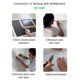 thumbnail image 4 of Magnetic Whiteboard Erasable Writing Blackboard Stickers For Wall, 4 of 5