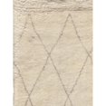 thumbnail image 2 of Pasargad Home Moroccan 66" x 102" Hand-Knotted Wool Area Rug in Ivory/Gray, 2 of 5