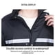 thumbnail image 5 of Billuyoard Traje impermeable desmontable para adultos, ropa impermeable elástica, traje de lluvia, prendas de vestir ajustables de doble capa Almacenamiento y organización del hogar, 5 of 6