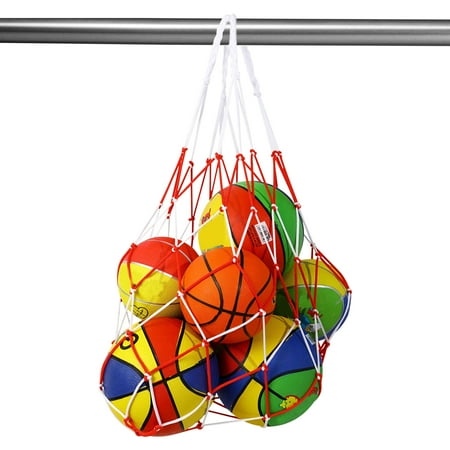 EXHUMKY Training Storage Bag Lightweight Nylon Multi- Organizer for Soccer Basketball Volleyball