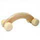 thumbnail image 5 of Accesorios Rodillo Masajeador Dispositivo para Masaje Espalda Cuello Hombros Piernas Cuerpo Músculos Brazos Madera 16 cm, 5 of 5