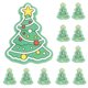 thumbnail image 1 of ColoMX 20 piezas cuentas en forma de árbol de Navidad, pequeñas manualidades, cuentas para hacer pulseras creativas DIY, 1 of 8