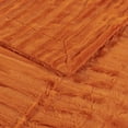 thumbnail image 6 of Home Soft Things Derby Double Sided Faux Fur Throw Blanket Solid Color Fuzzy Super Soft Cozy Plush Throw - Burnt Orange - 50" x 60", 6 of 9