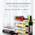 thumbnail image 2 of Almacenamiento De Botellas De Agua Y Estantes De Vino Independientes De Plástico Para Encimeras De Cocina, Escritorios, Despensas Y Refrigeradores Eigraketly HA015399-00, 2 of 7
