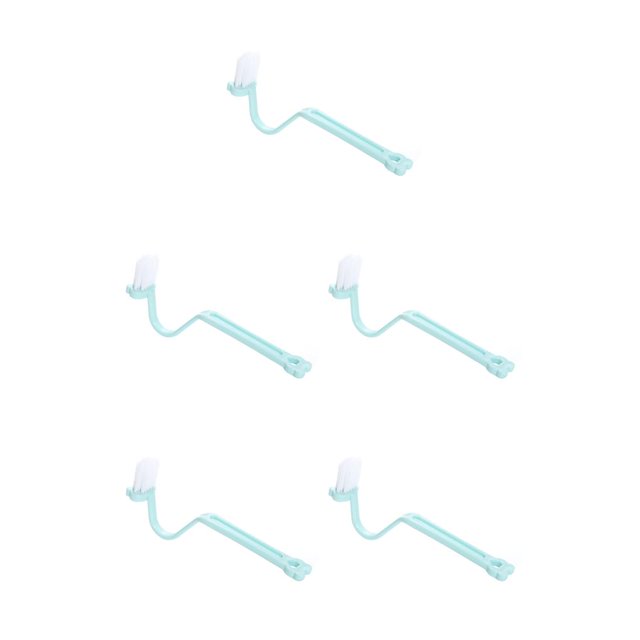 Bewildely Cepillo de limpieza en forma de S de alta con gancho, cepillos de baño de pelo suave, cepillo de limpieza para baño, herramientas de Type3 NO3 Bewildely CBP035345