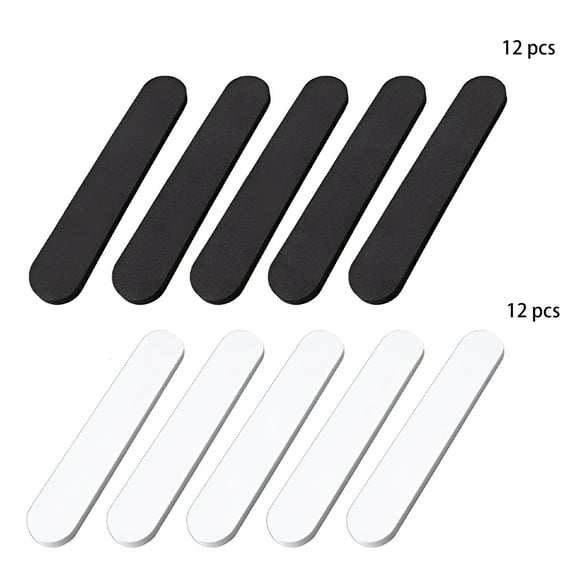 OQRKI 24PCS Hat Size Reducer,Hat Inserts to Make Fit Smaller,Foam Tape for Hats and Caps,B&W