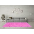 thumbnail image 3 of Ahgly Company Indoor Square Oriental Pink Traditional Area Rugs, 7' Square, 3 of 4