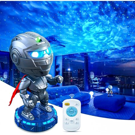 

Mecha Knight Space Projector Star Projector - Astronaut Projector For Bedroom Galaxy Projector Night Light With Timer And Remote Kids Adults Room Decor Gifts For Christmas Birthdays