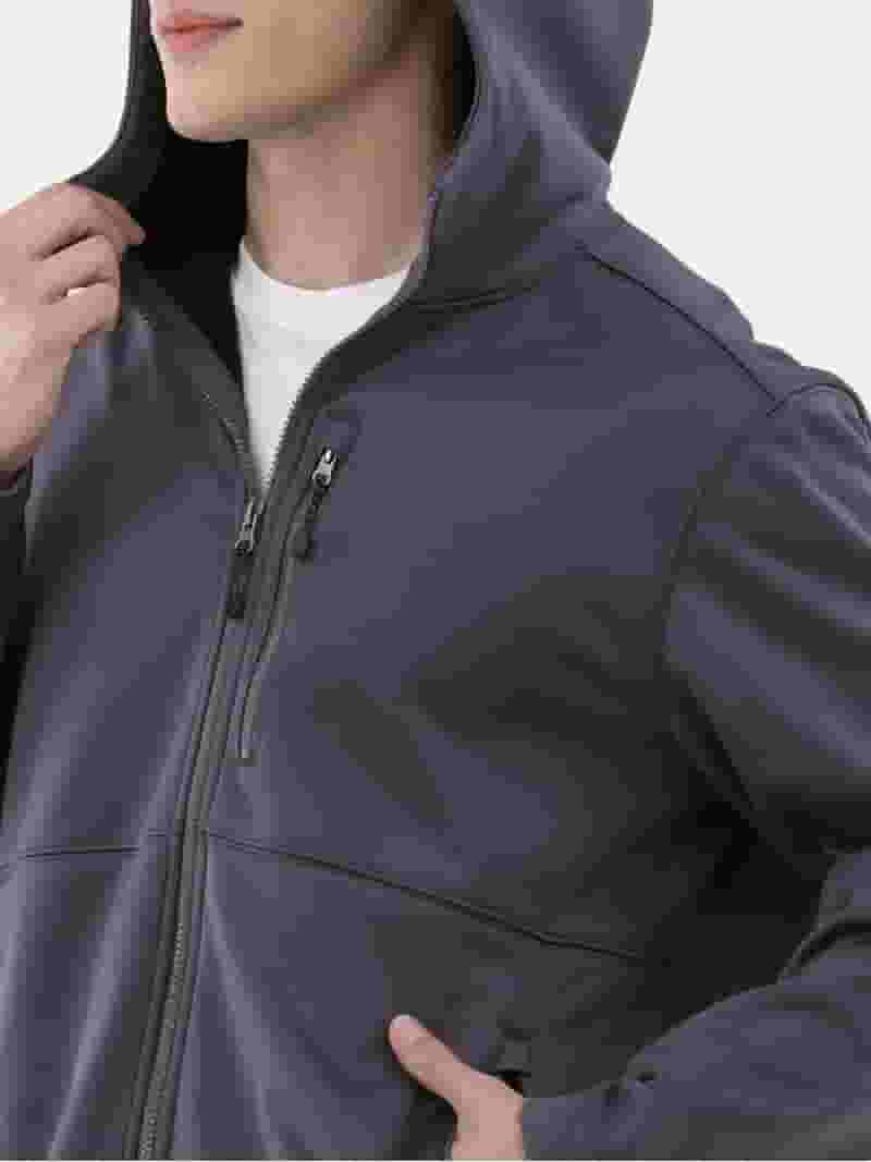 Ozark Trail Men's & Big Men's Softshell Jacket with Hood, Sizes S-3XL