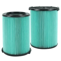 VF6000 Wet or Dry Replacement Filter Fit for Ridgd 5-20 Gallon Vacuums WD5500 WD0671 WD6425 WD7000 WD1280 WD1851 WD1680 WD1956 RV2400A 1400RV RV2600B, 2 Pack