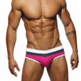 thumbnail image 1 of Traje de baño Hombre Natación Estampado de arco iris Cintura baja Sexy Bañadores Hombre Traje de baño Calzoncillos Ropa interior gay Ropa de playa Pantalones cortos de baño Dengxun unisex, 1 of 2