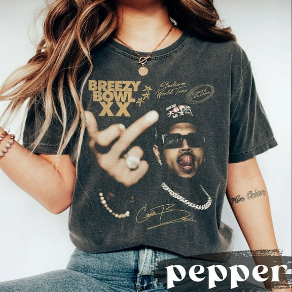 Vintage Chri.s Brown Tour Breezy Bowl XX 2025Shirt, Music Tour Shirt