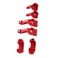 thumbnail image 4 of Block RC Car Front Steering Blocks Caster Blocks and Rear Stub Axle Carriers Kit Replacement for  Slash 2WD RC Car, 4 of 7