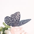 thumbnail image 4 of Balsa Circle 12 Navy Blue 4.6" 3D Butterfly Wall Decals DIY Crafts Removable Stickers, 4 of 8