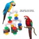 thumbnail image 2 of Juguetes para masticar loros Colorido tubo colgante de madera Masticar Natural Colorido Morder Juguetes Práctico Durable Loro Masticar Juguetes Jaulas de pájaros Colgando Juguetes de molienda TUNC Sencillez, 2 of 5