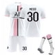 thumbnail image 1 of Kit de fútbol Camiseta de entrenamiento Messi Blanco 26 (10-11 años) brillar Electrónica, 1 of 2