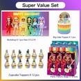 thumbnail image 4 of Rainbow High Dolls Treat Bags Candy Decorations Party Favor Supplies Birthday Cake Topper Backdrop Banner, 4 of 7