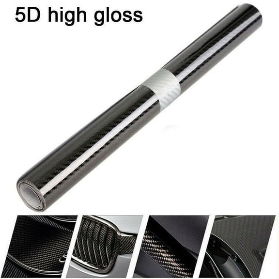 5D Waterproof Carbon Fiber Vinyl Car Wrap Sheet Roll Film Sticker Decal Paper