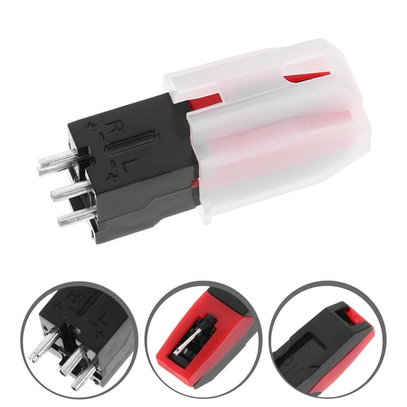 Homoyoyo Record Player Needle Replacement Aluminium Alloy Stylus 1 Pack Compatible with Turntables 1.3x0.5x0.5in