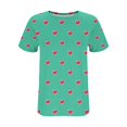 thumbnail image 5 of Summer Fashion Oversize Shirts for Womens 2025 Casual Short Sleeve Round Neck Print Ladies Blouse, 5 of 8