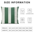 thumbnail image 5 of Awypu  ST Patricks Day Lucky Charm Irish Whiskey Clover Stripes Throw Pillow Covers, 18 x 18 Inch Green Shamrocks Decoration for Sofa Couch, 5 of 5