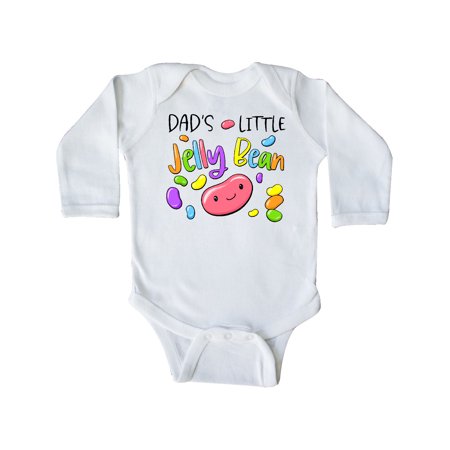 

Inktastic Dads Little Jellybean Cute Easter Candy Gift Baby Boy or Baby Girl Long Sleeve Bodysuit