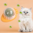 thumbnail image 1 of Juguetes de hierba gatera de zanahoria, golosinas, bolas de hierba gatera saludables para lamer, suministros para gatos (naranja), 1 of 4