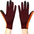 thumbnail image 4 of BESTSKY Gloves for Women Cold Weather Cycling-Ski Fit Gloves Winter Fleece-Lined Toasty Driving Gloves,Deep Blue, 4 of 5