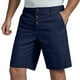 thumbnail image 1 of Pantalones cortos de lino con botones para hombre: cintura elástica, cordón, poliéster transpirable, pierna recta, tallas S-XXXL para primavera/verano, 1 of 5