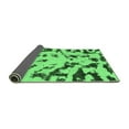 thumbnail image 2 of Ahgly Company Indoor Rectangle Abstract Emerald Green Modern Area Rugs, 8' x 12', 2 of 4