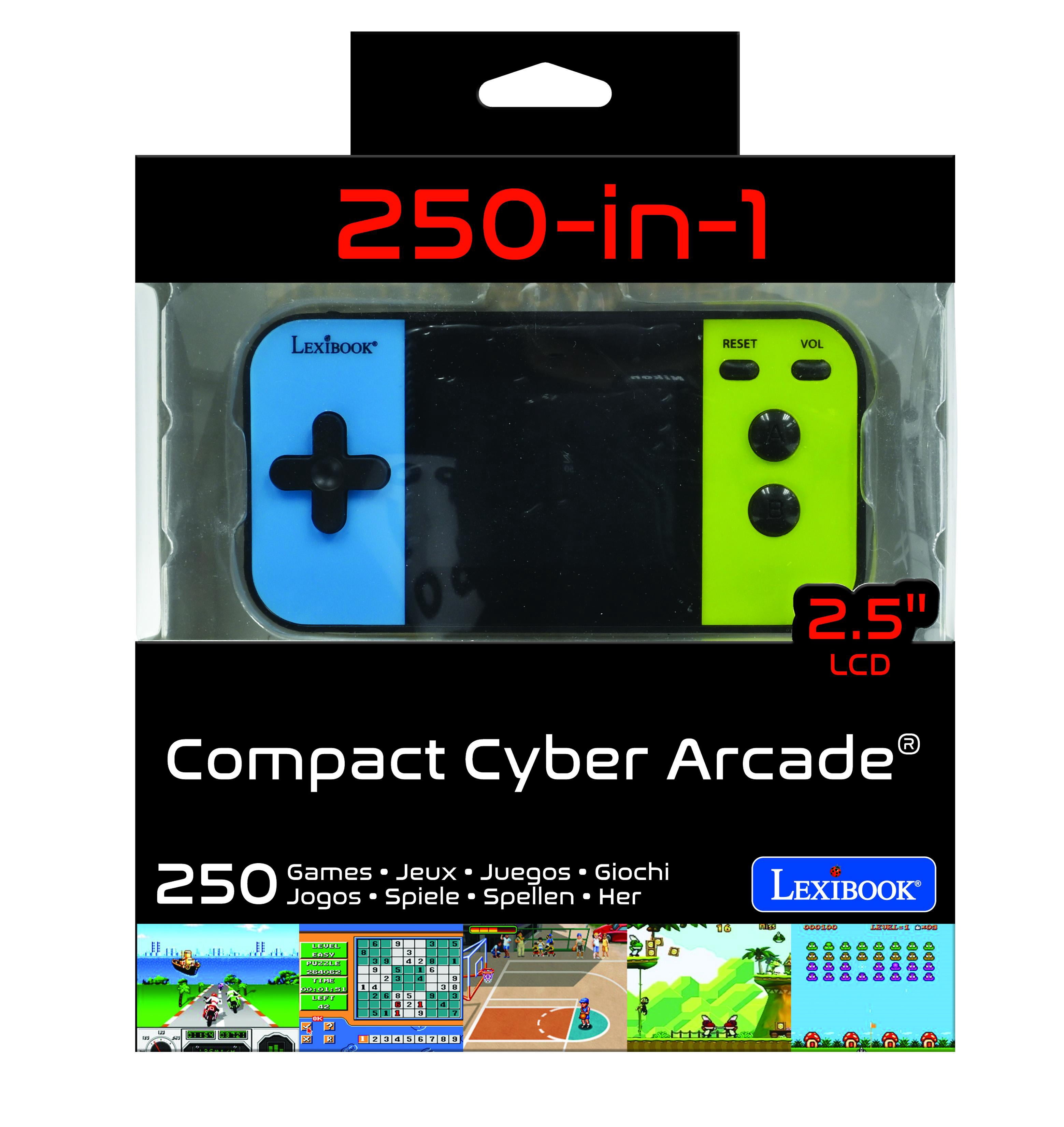 Compact Cyber Arcade® Pocket Gaming Console with color LCD 2.5'' and 150 games
