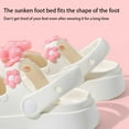 thumbnail image 6 of Fozruso Mary Jane Kids Slippers Cute Bowknot Hole Shoes For Girls Indoor Sandals For Kids And Parents Closed Toe Sandals For Ages 4 11,Winter Slippers Sizes 11 Little Kid(4-5 Years), 6 of 6
