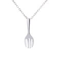 thumbnail image 1 of Pendentif Fourchette en Argent Sterling Collier, 1 of 4