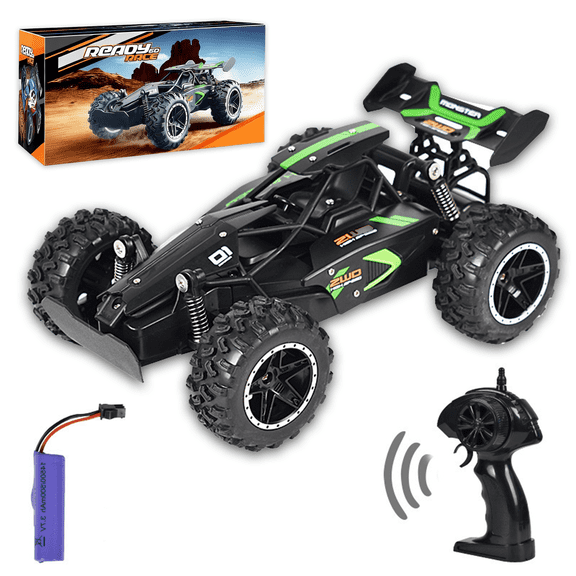 95272FUNN 1/18 Scale High Speed RC Car, 20 KM/H Remote Control Vehicle for 3 Kids