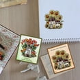 thumbnail image 5 of 4Pcs Mini Flowers House Clear Stamps for DIY Scrapbooking, 5 of 9