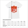 thumbnail image 7 of Kansas Shield Men's V-Neck T-shirt Champions Game Day Fantasy Football K.C. Fan, 7 of 7