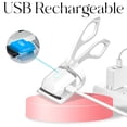 thumbnail image 2 of BODY404 USB Rechargeable Heated Eyelash Curler, 24H Long Lasting Heated Lash Curler for Natural Lashes, Handheld Eyelash Heated Curler with Quick Pre-Heat, White, 2 of 6