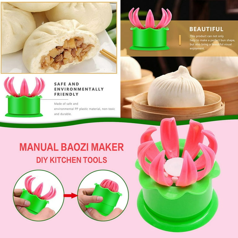 Manual Steamed Bun Forming Machine Baozi Maker Bao Bun Dumpling