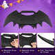 thumbnail image 4 of Dog Bat Costume - Halloween Pet Costume Bat Wings Dog Costume Pet Costume for Party Levamdar CPB-CJZ38-5, 4 of 6