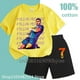 thumbnail image 4 of 2024 Tendencia de verano caliente Camiseta con estampado de letras Messi para niños Conjuntos de algodón 100 % Moda para niños Conjuntos de manga corta con cuello redondo para niñas Ropa, 4 of 5