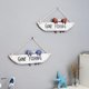 thumbnail image 3 of Navy Blue Letrero decorativo para inodoro, placa colgante de bienvenida para puerta, playa, Navidad, regalo de Año Nuevo, 3 of 5