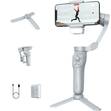 CRESCENT COZY | L7CPro Smartphone 3-Axis Gimbal Stabilizer with AI Tracking | Handheld Selfie Stick for Creators